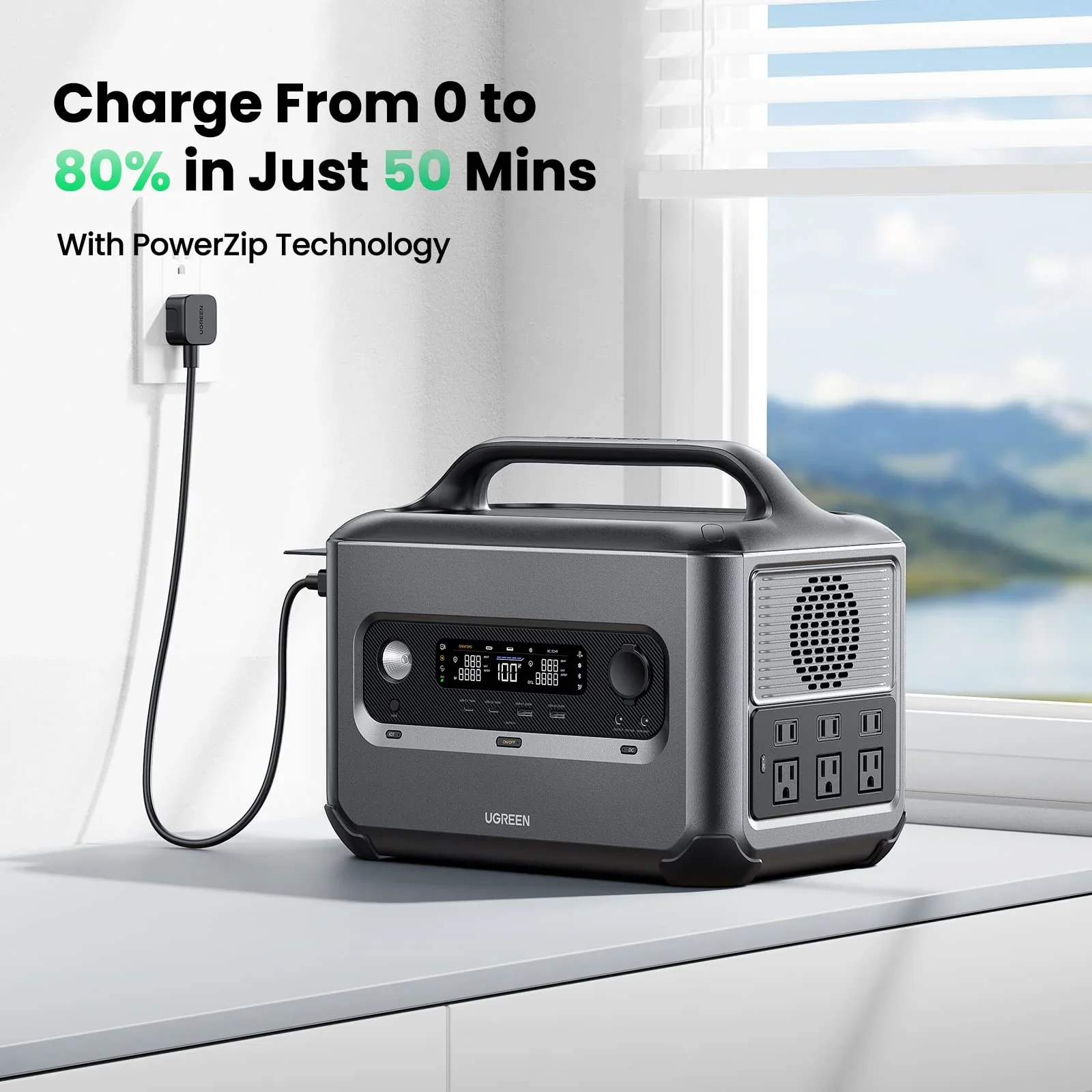 UGREEN PowerRoam 1200W 1024WH LiFeO4 Battery - Image 2