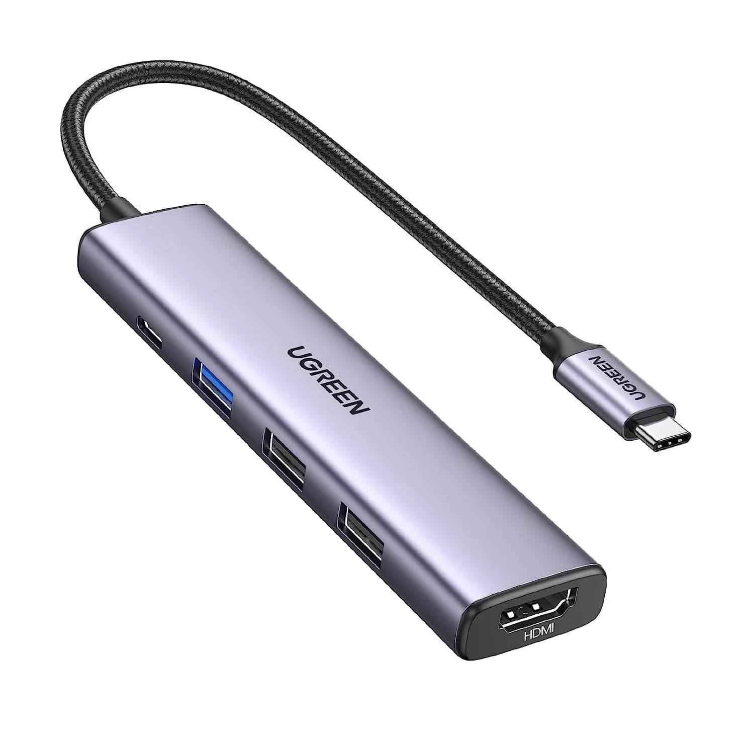 UGREEN Revodok 5 in 1 USB C HubMultiport Adapter 4K HDMI