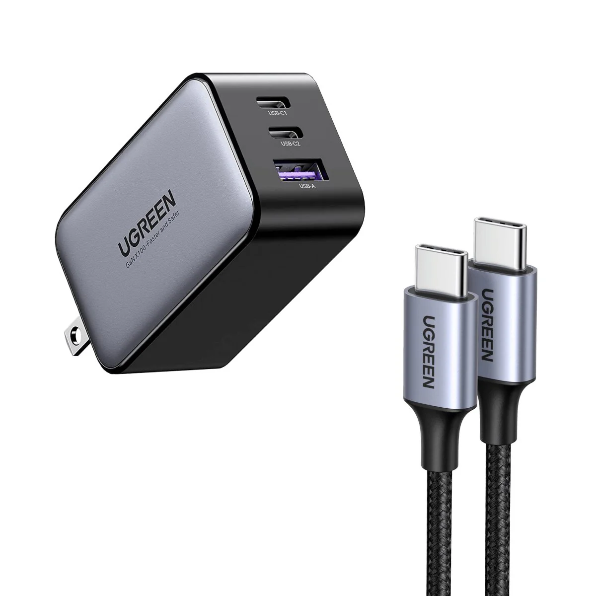 UGREEN Nexode 65W 3-Port GaN Charger Bundle