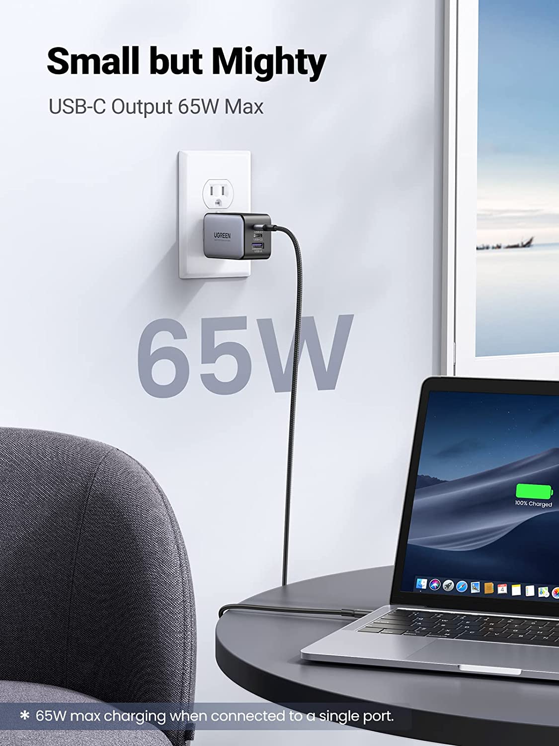 UGREEN Nexode 65W 3-Port GaN Charger Bundle - Image 2