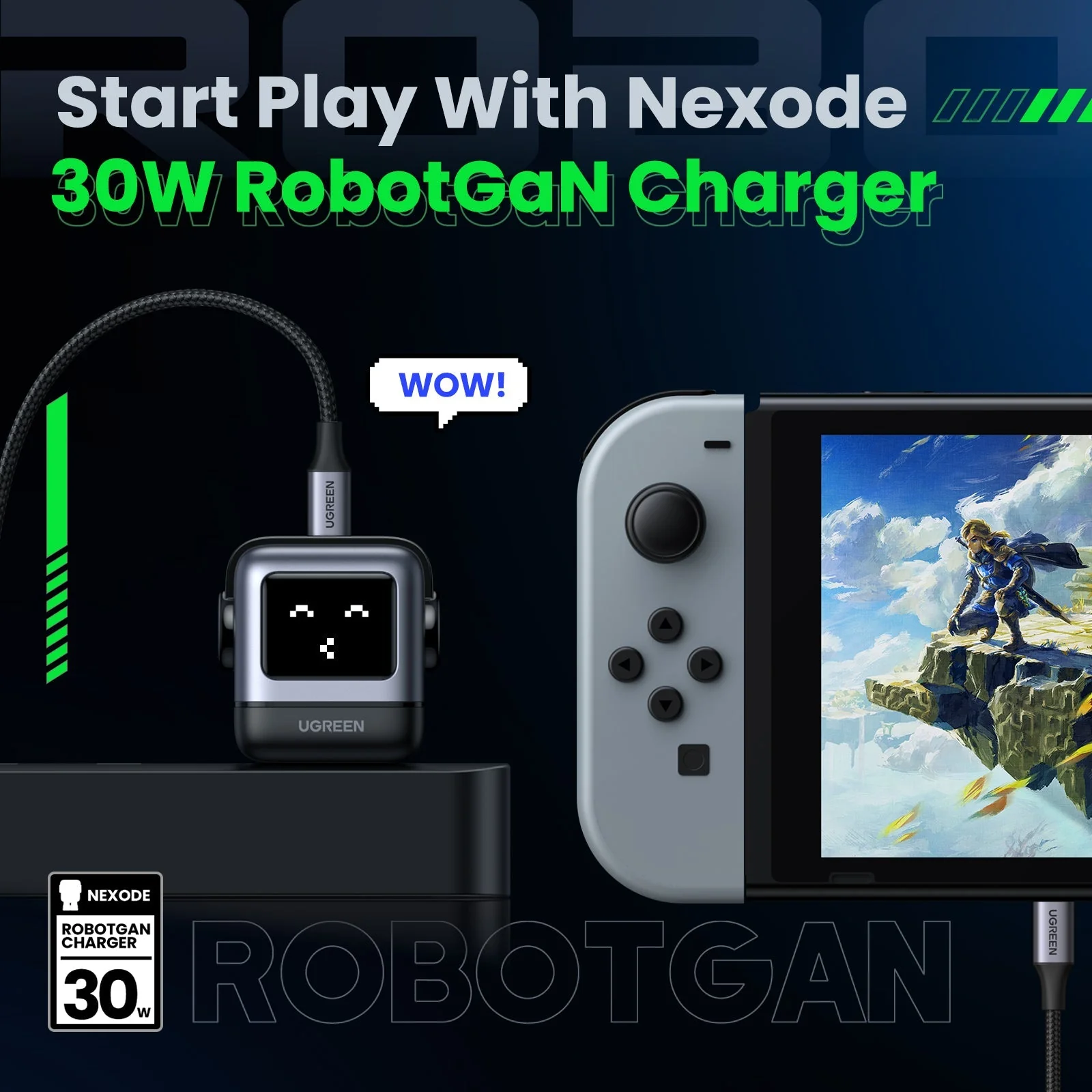UGREEN Nexode RG 30W USB-C GaN Charger - Image 2